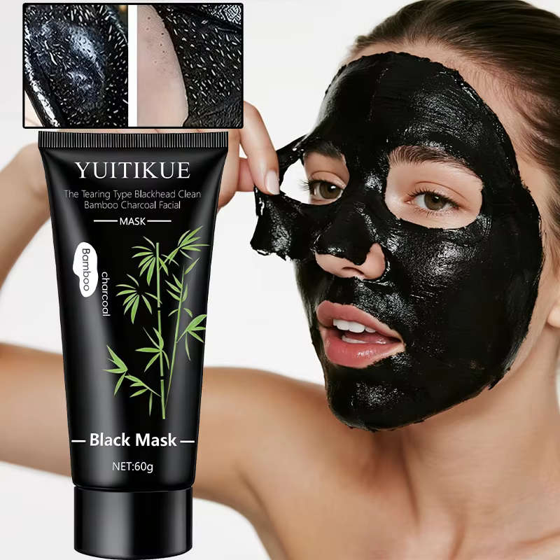 YUITIKUE Masque noir au charbon de bambou 60g - Type de déchirure Nettoyage en profondeur
