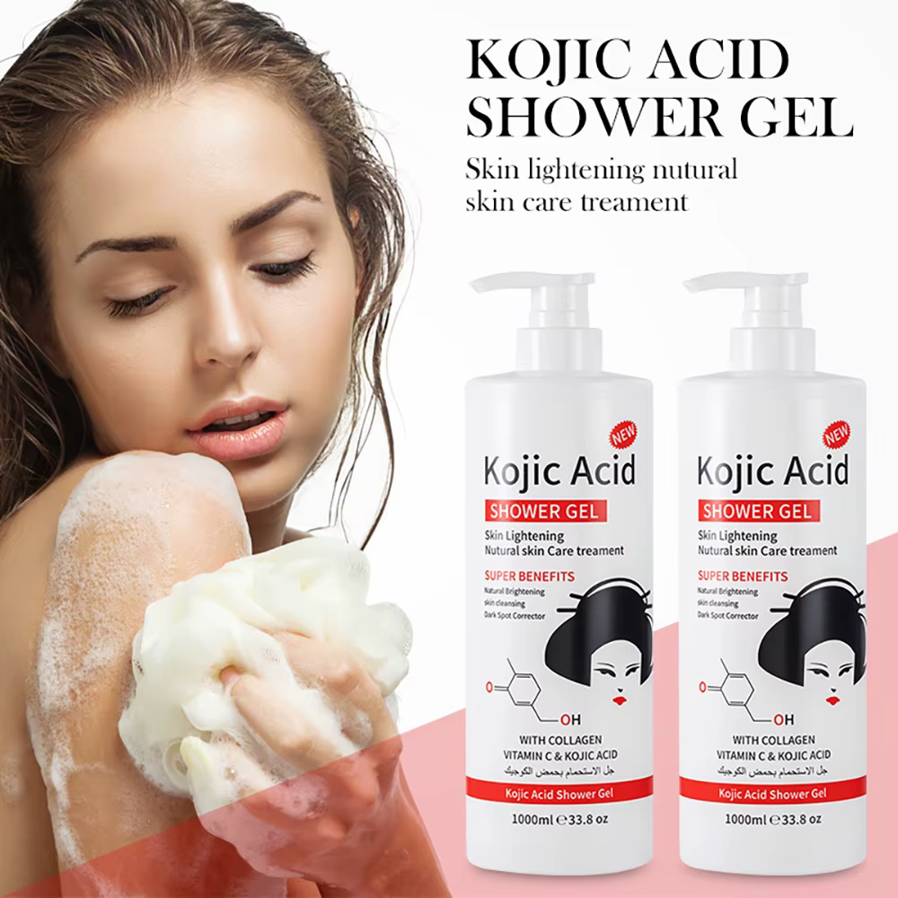 Gel douche à l'acide kojique