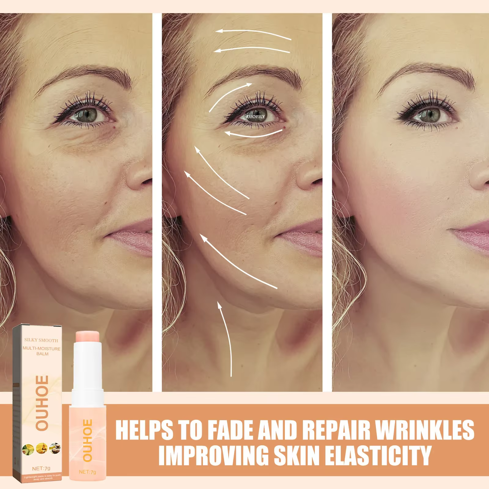 Bâton de maquillage hydratant multifonctionnel coréen