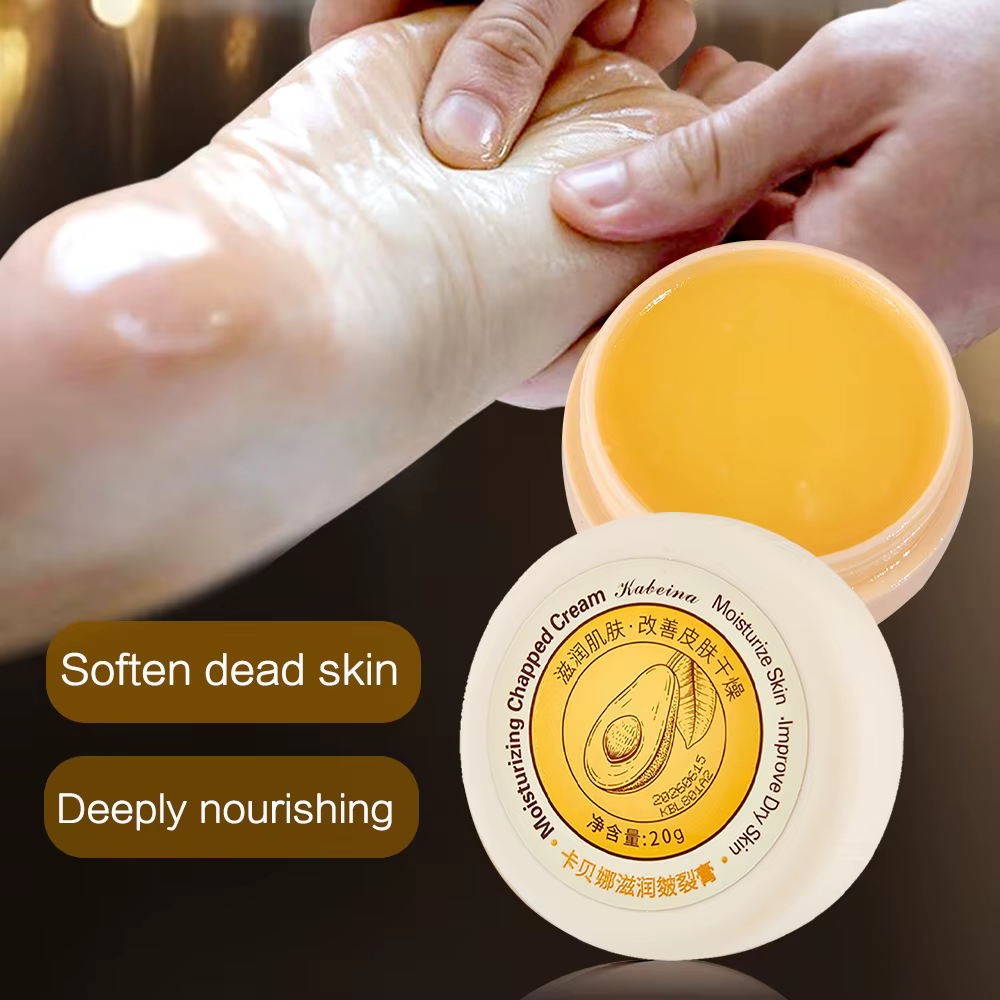 Baume hydratant intensive pour peau craquelée – Crème ultra hydratante pour pieds et mains pour talons secs et rugueux