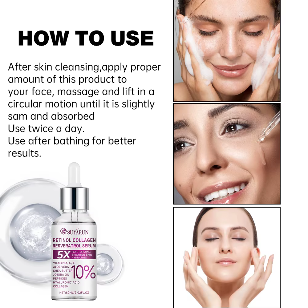 SUYARUN Sérum visage Rétinol Resveratrol