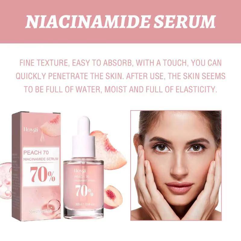 Sérum facial à la pêche 70% Niacinamide