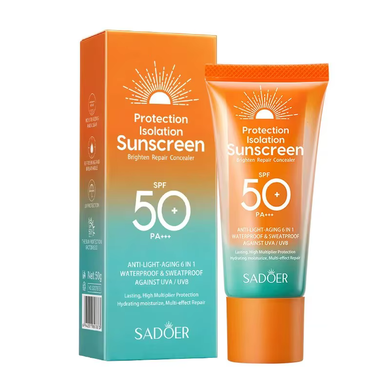 Crème solaire SPF 50+ pour le visage