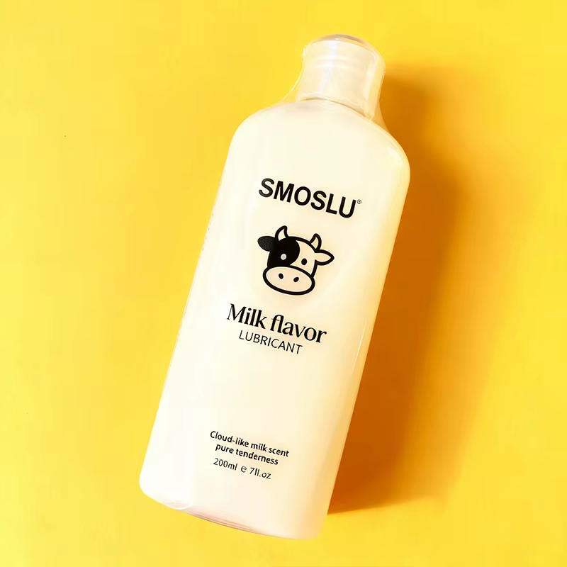 Lubrifiant parfumé au lait – Lubrification crémeuse pour les rapports – Hydratant et lissant