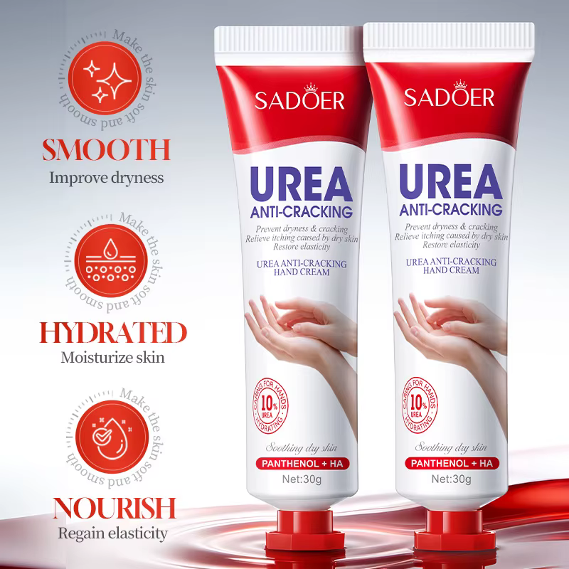 3/5 pièces SADOER Crème Mains Anti-Gerçures à 10% d'Urée