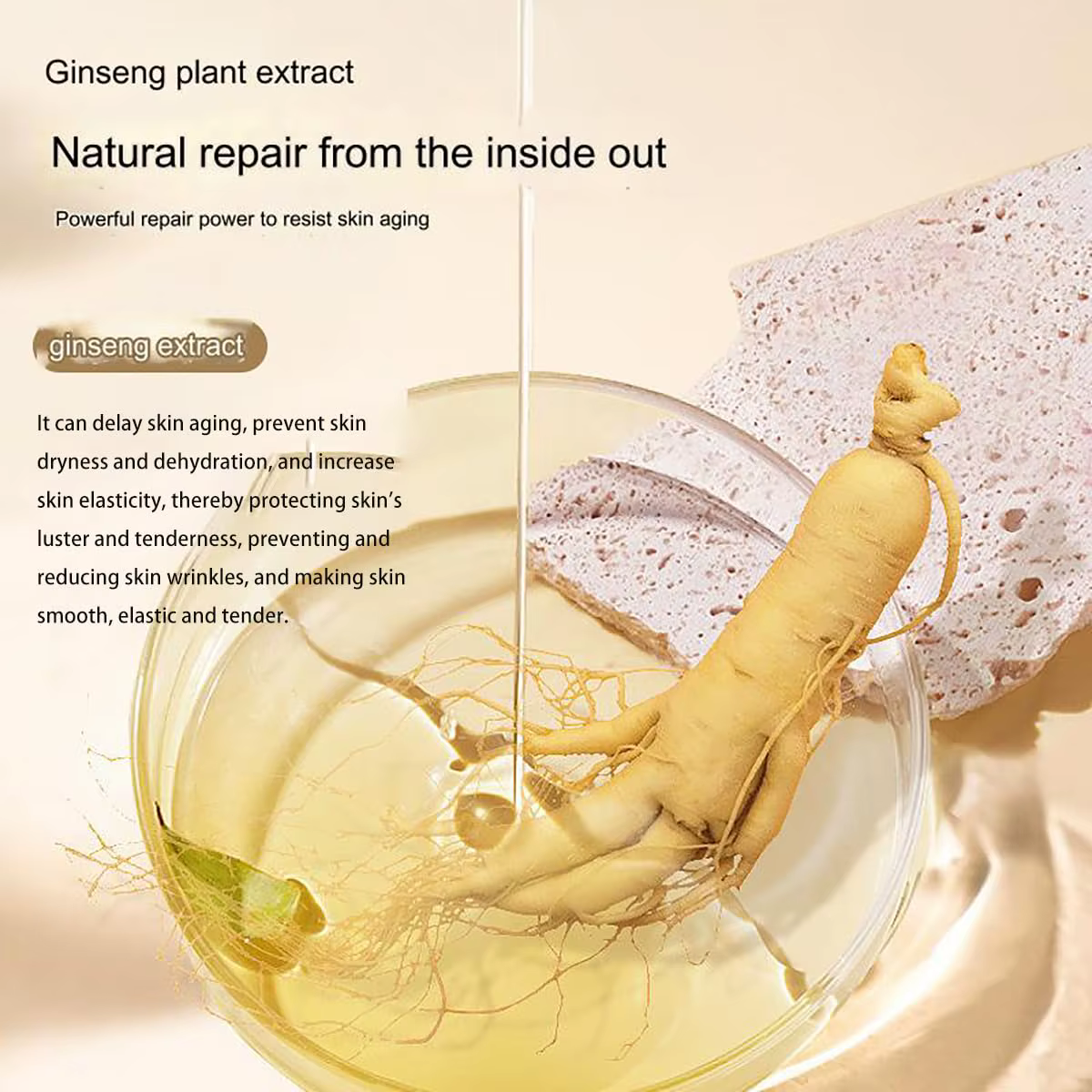 Liquide à l'extrait de ginseng rouge coréen