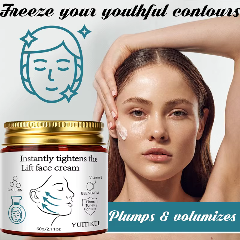 Crème pour le visage au venin d'abeille YUITIKUE - Effet tenseur instantané