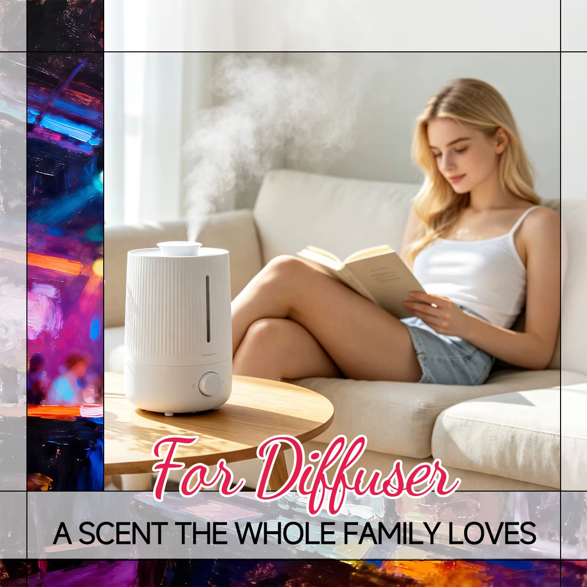 Les huiles essentielles Midnight Glass offrent un arôme frais et agréable, ce qui les rend idéales pour les diffuseurs d'aromathérapie, les humidificateurs et les projets de bricolage.