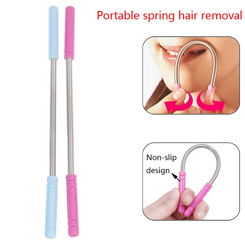Ushape-Épilateur facial Epistick, dispositif d'épilation, micro ressort
