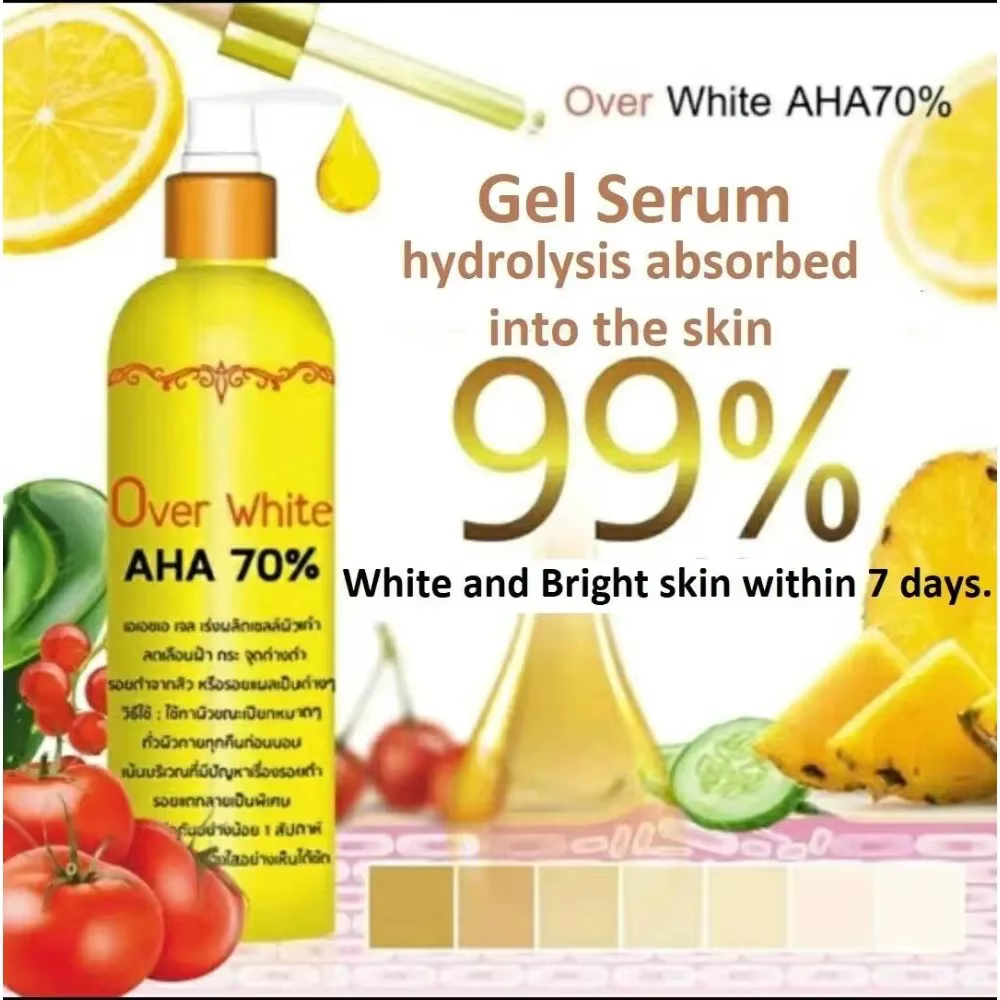 Sérum éclaircissant pour le corps AHA 70% - Élimine les taches sombres - Blanchiment - 120ml