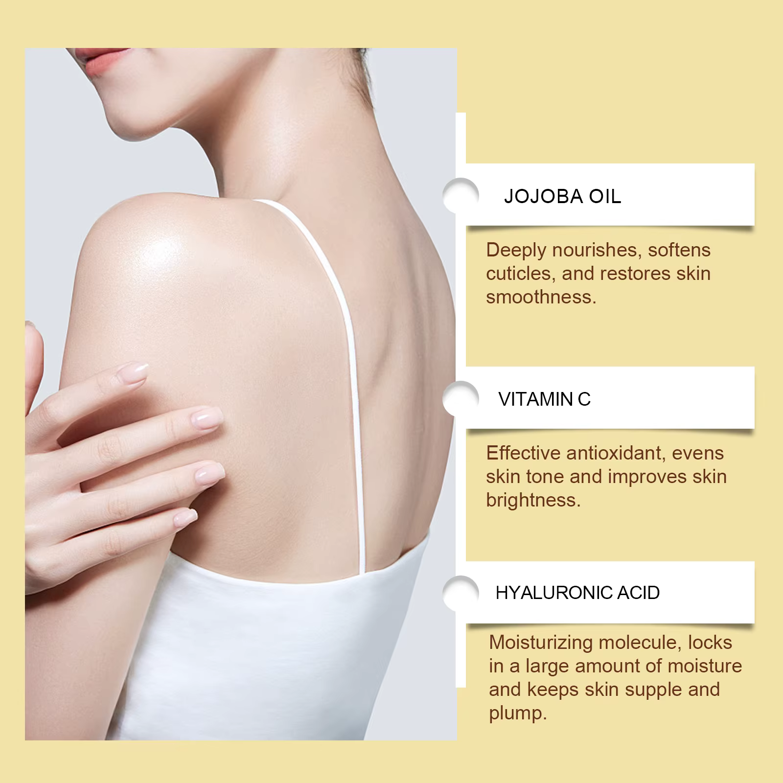 Jojoba huile essentielle naturelle Massage corporel