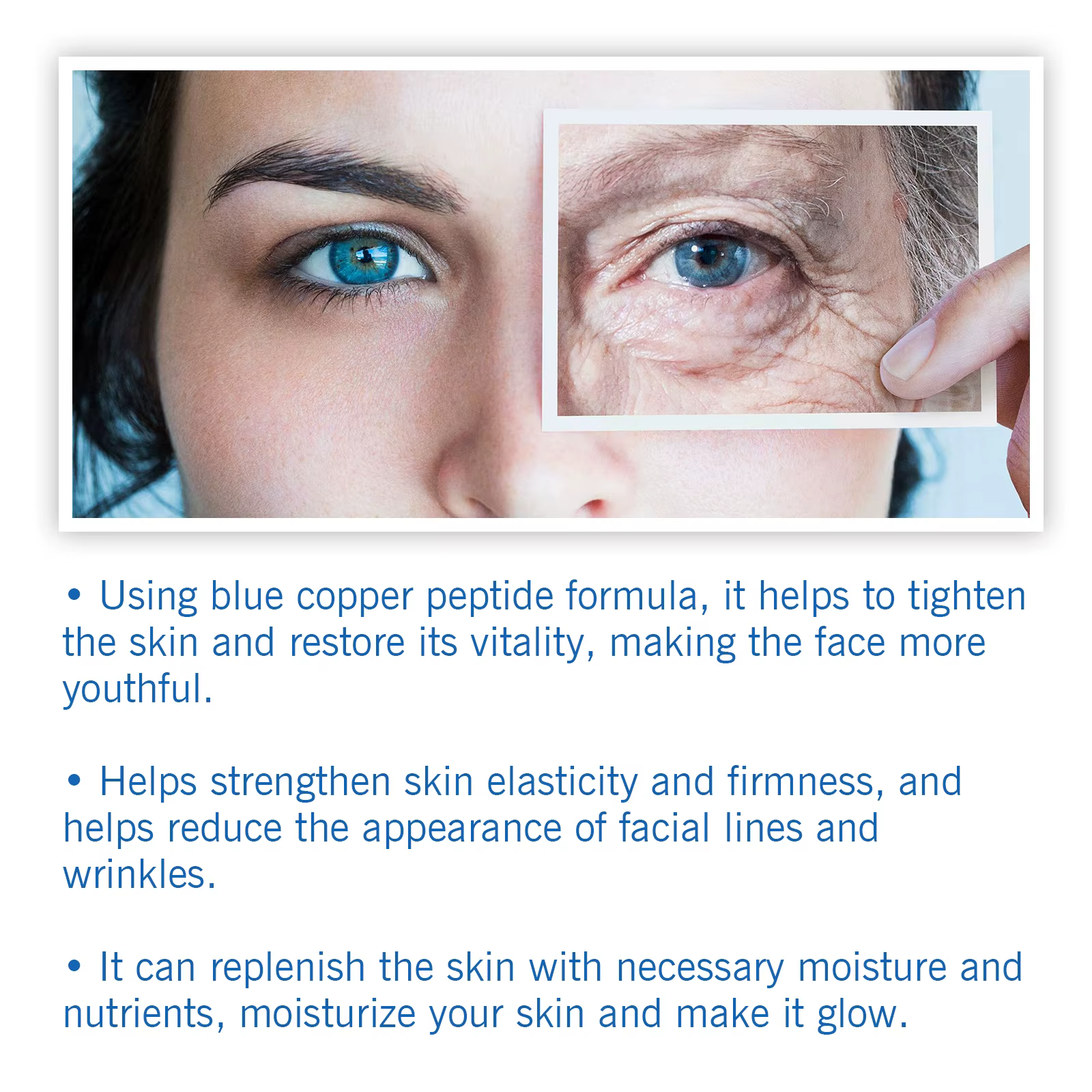 Essence raffermissante au cuivre bleu