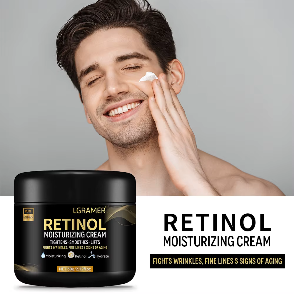 Crème hydratante pour le visage au rétinol pour hommes