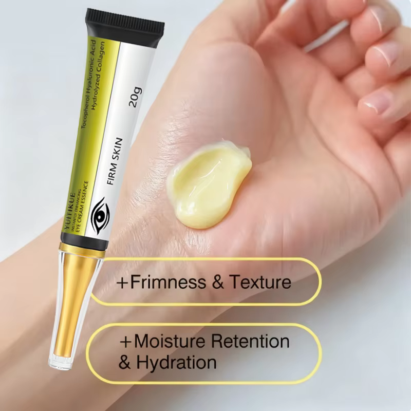 YUITIKUE Crème pour les yeux ferme instantanée 20g - avec acide hyaluronique et collagène