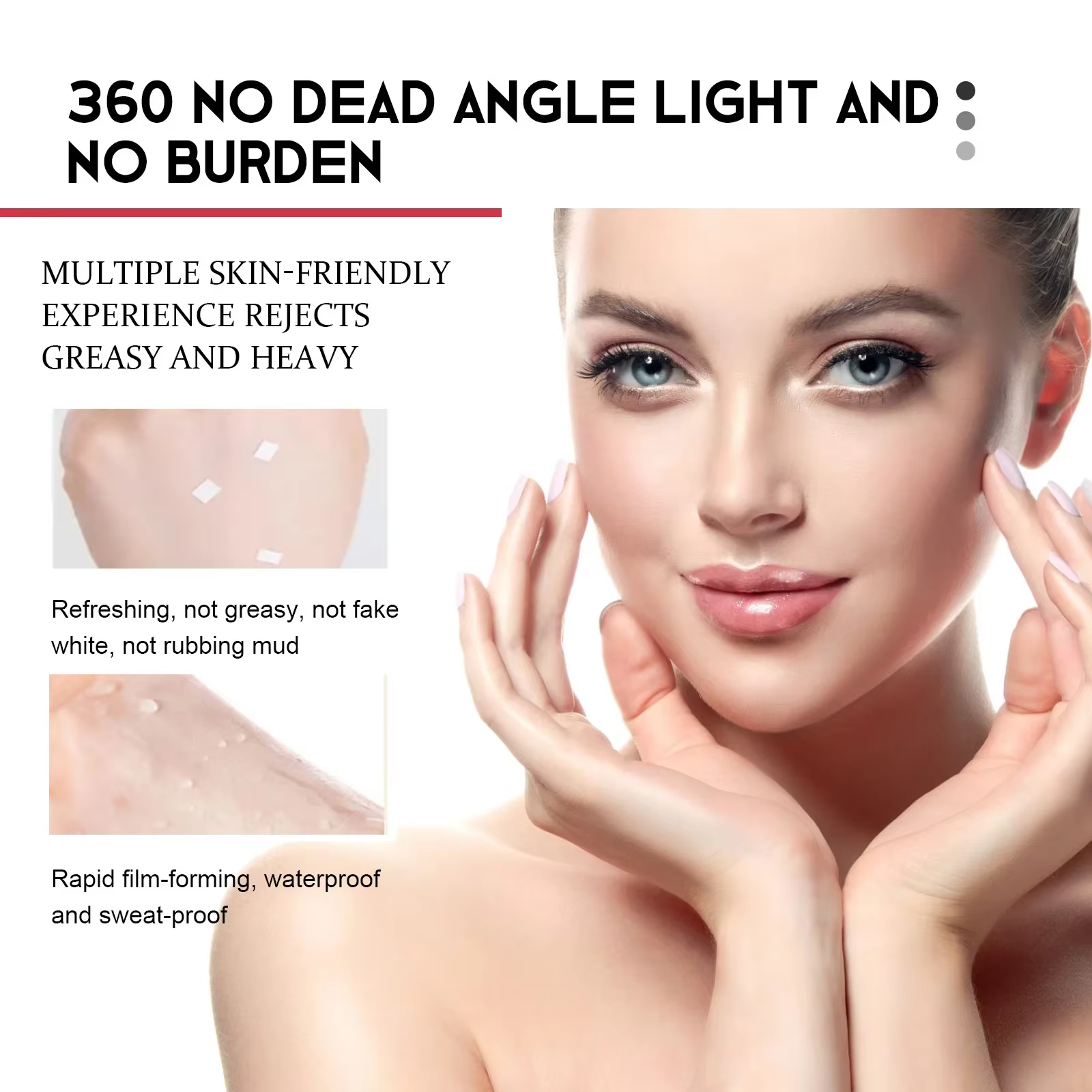 Bâton de protection solaire pour le visage Spf 50 +