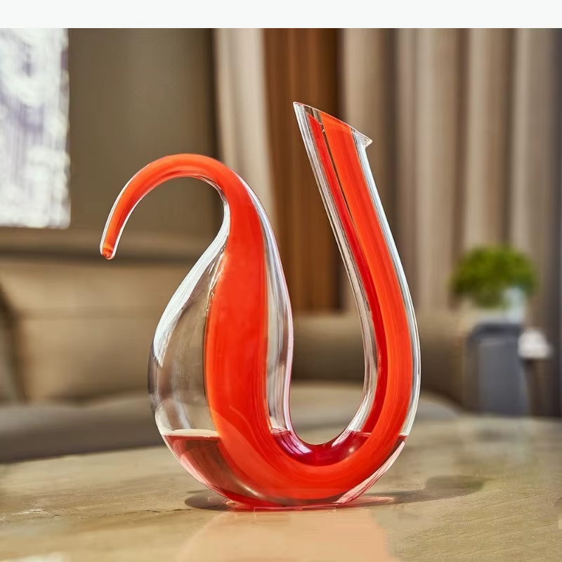Carafe créative Alien en verre soufflé à la main, distributeur de vin, outils de bar, séparateur de vin, bouteille de vin grande capacité