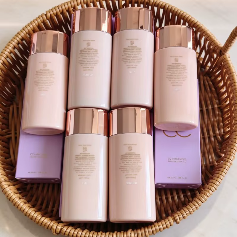 Sérum teinté hydratant populaire 6 couleurs, crème CC hydratante, correcteur de couleur, couvrance légère et superposable, maquillage pour un teint naturel éclatant