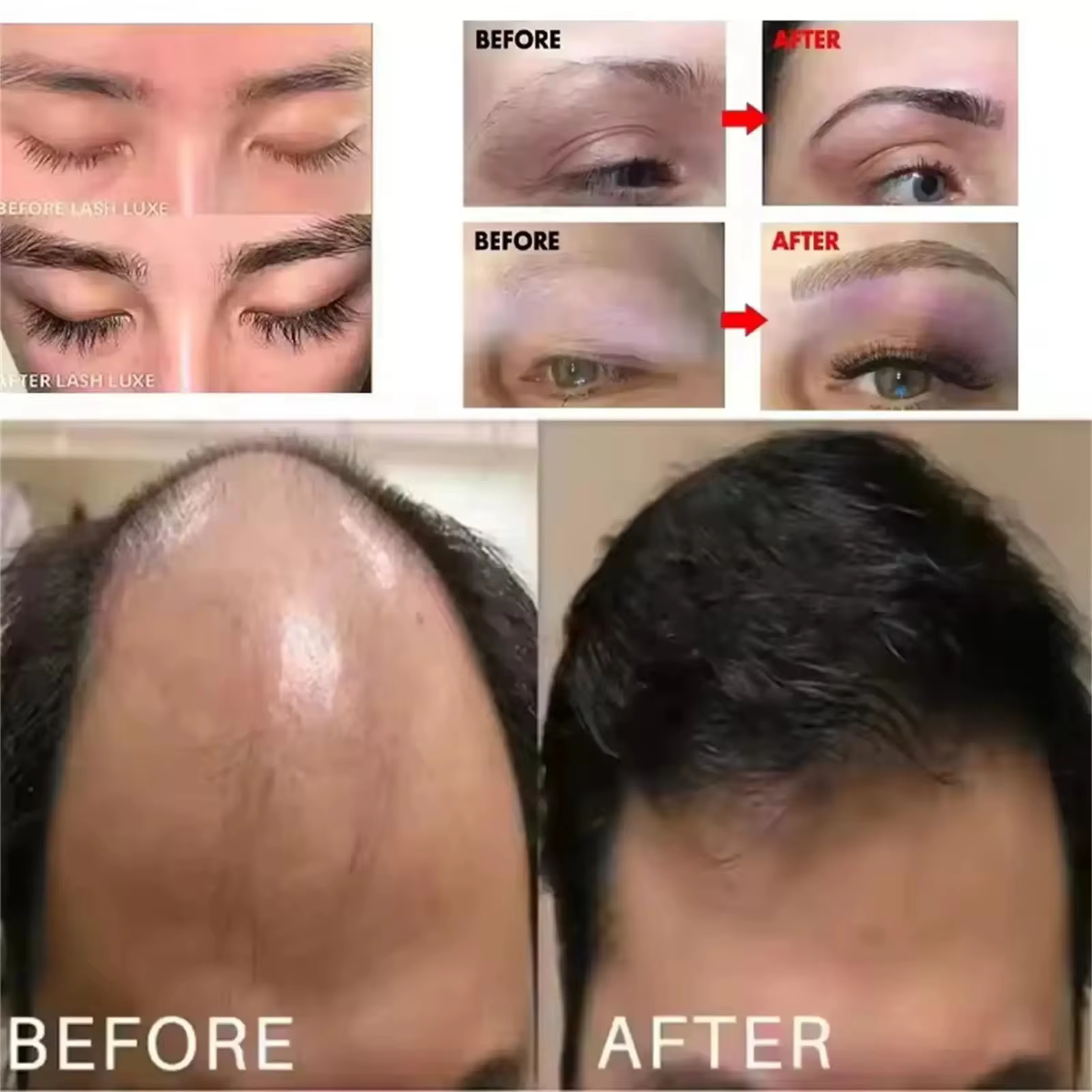 Nouveau Sérum Liquide de Croissance des Sourcils Usma Grass pour des Sourcils Plus Longs, Plus Denses et Plus Épais – Traitement Anti-Chute et Prévention de la Calvitie – Maquillage