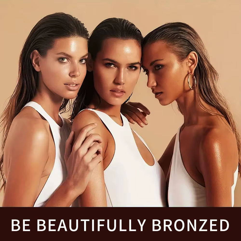Gouttes de bronzage, gouttes de bronzer