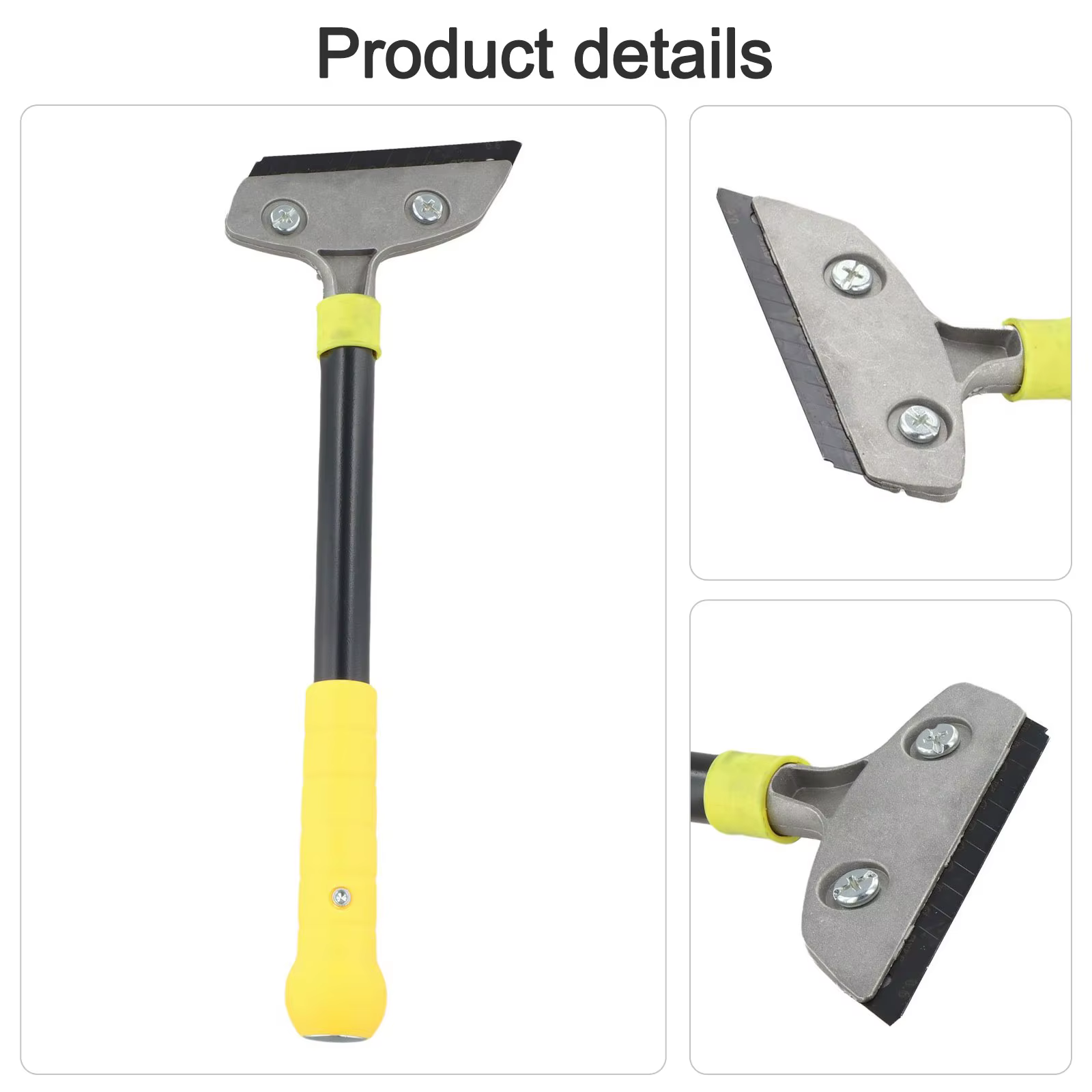 Grattoir coupe-mastic avec 10 lames de nettoyage, grattoir pour carrelage et verre, pelle propre, grattoir mural, outils de peinture