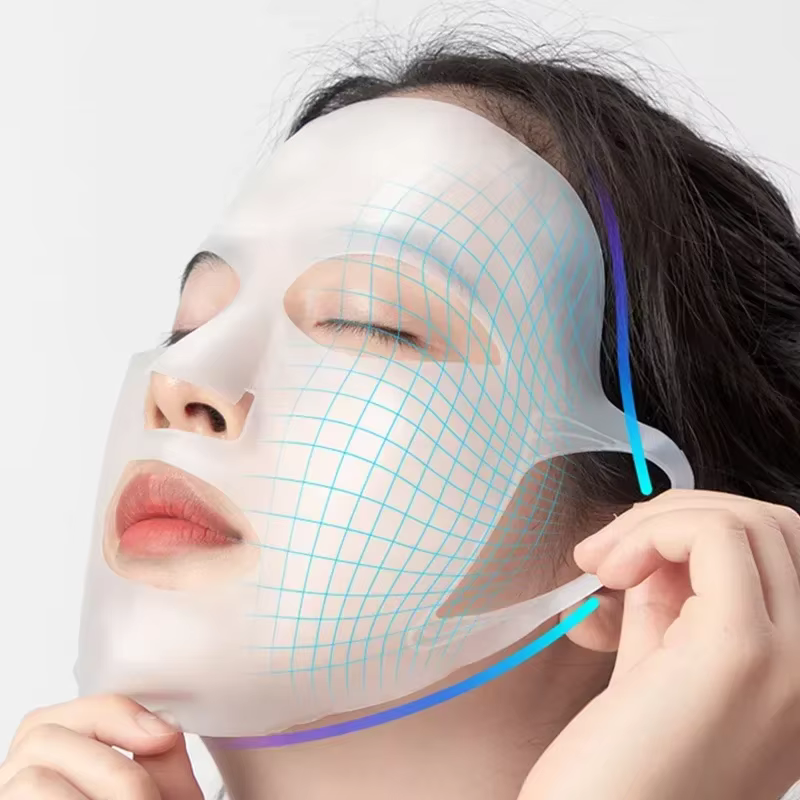 Masque facial suspendu en Silicone