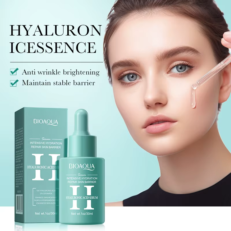 BIOAQUA vitamine C rétinol acide hyaluronique sérum pour visage hydratant Anti-rides Anti-âge blanchissant Essence