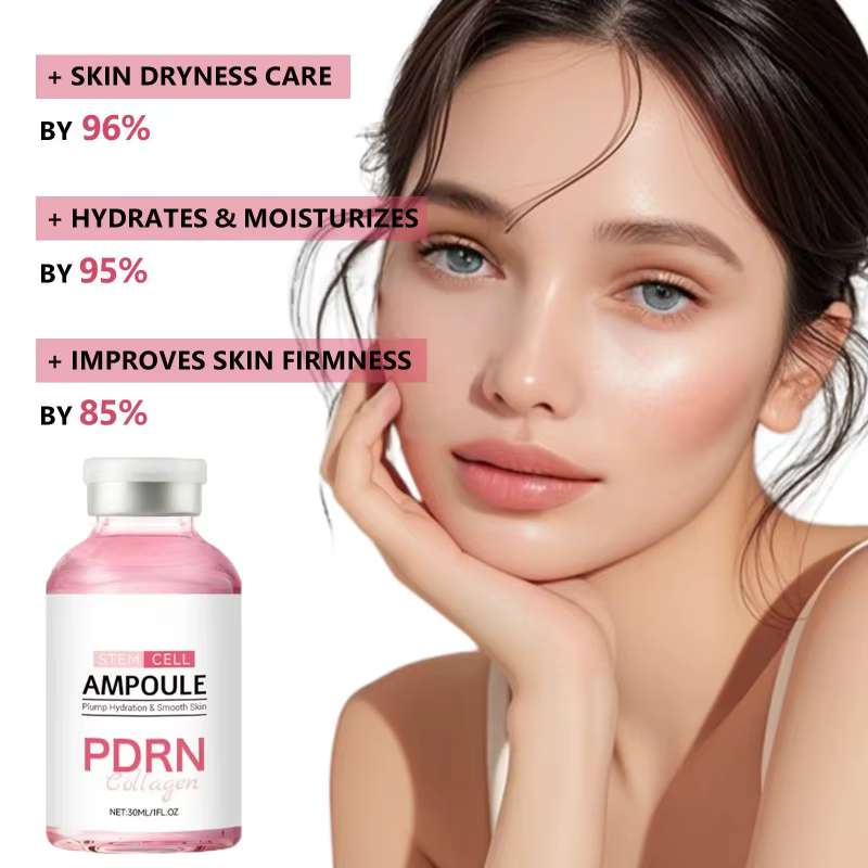 Sérum Ampoule ADN de Saumon PDRN Soin Avancé Réparation Profonde Renouvelle la Peau Éclaircit le Teint Renforce la Barrière Cutanée Essence Visage Raffermissante