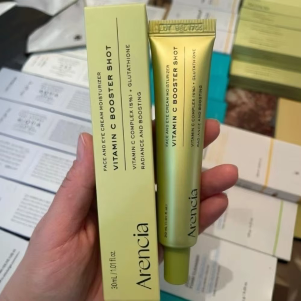 30ml Arencia VitaminC Booster Shot Glutathione Face Eye Cream Retinal Brighten Firming Boosting Moisturizer Day Night