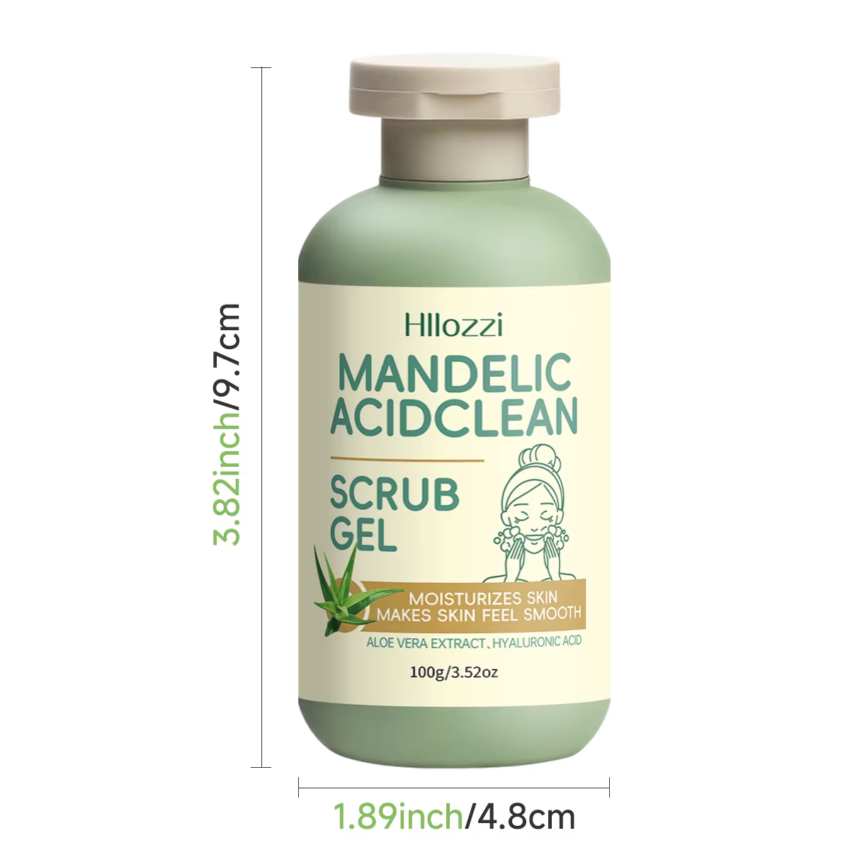 Gel exfoliant à l'acide mandélique 100g/3.520z