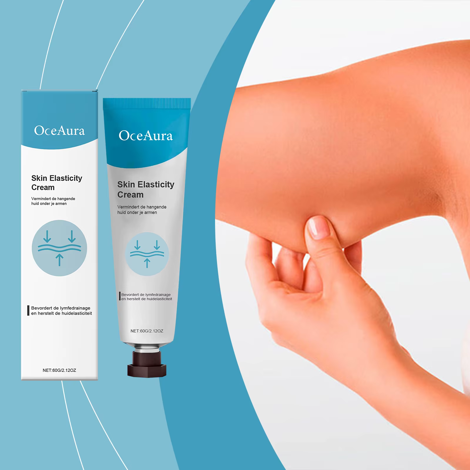 Crème raffermissante pour la peau des bras