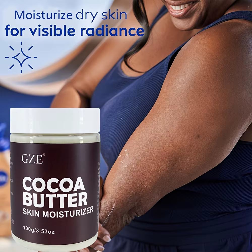 Pamper Your Skin au hydratant au beurre de cacao – Formule nourrissante et hydratante pour une peau lisse et brillante