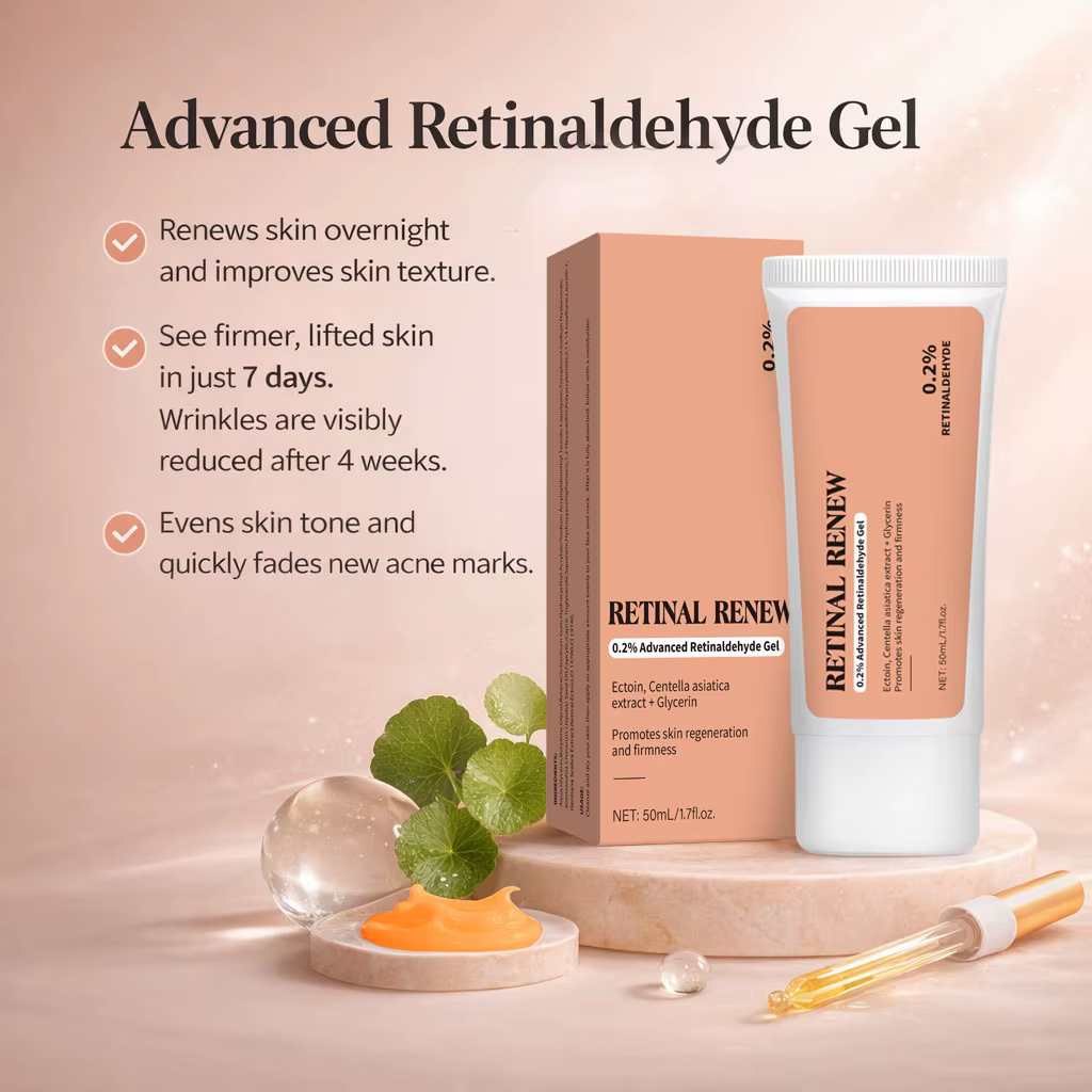Gel rétinol avancé pour raffermir la peau