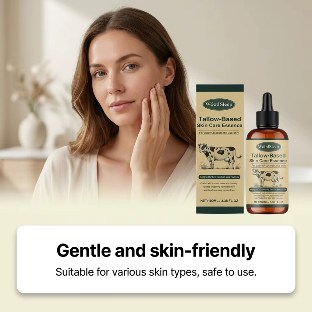 Sérum Visage au Suif de Bœuf – Huile Essentielle Nourrissante pour le Soin