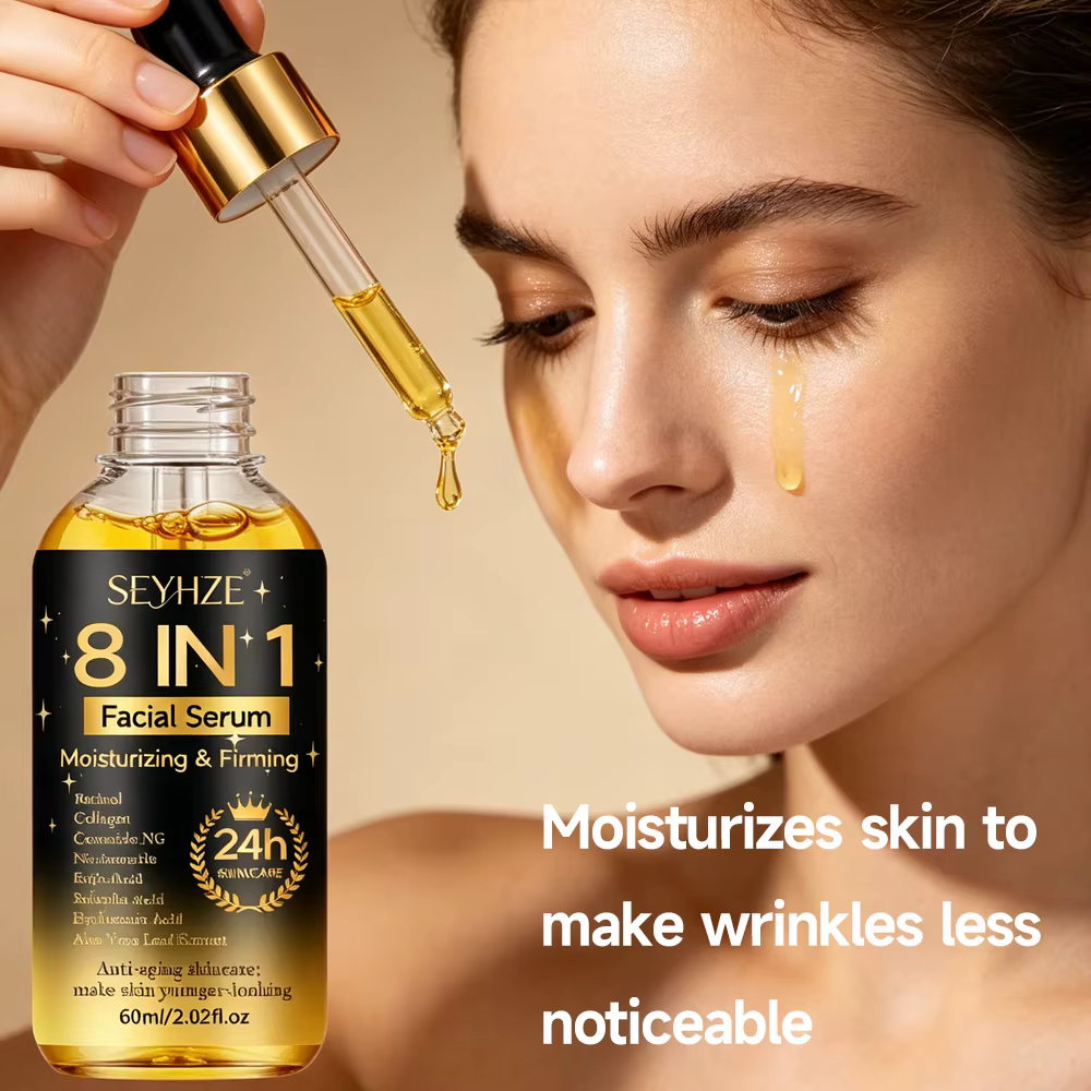 SEYHZE Coffret d'Essences Hydratantes 8-en-1 (3 pièces) Soin de la Peau - Niacinamide