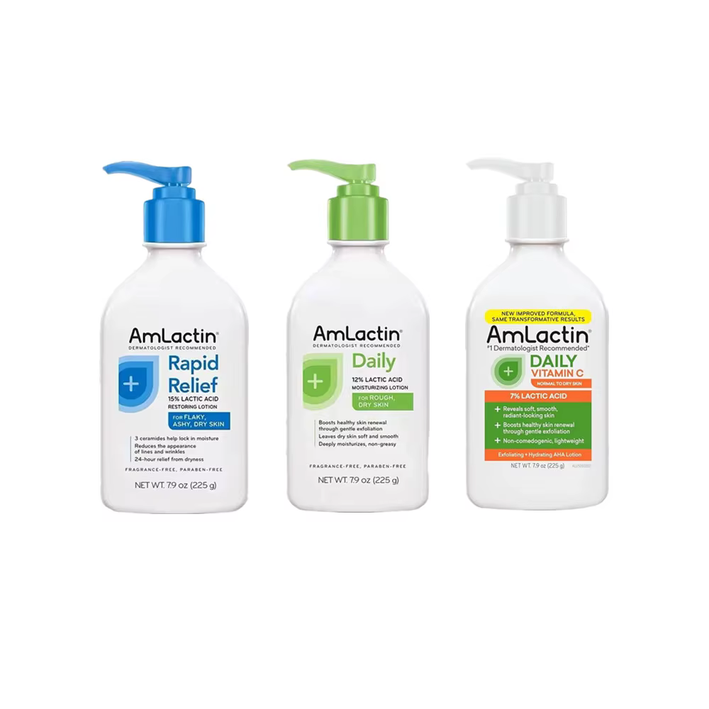 Lotion hydratante pour le corps Amlactin avec acide de fruits