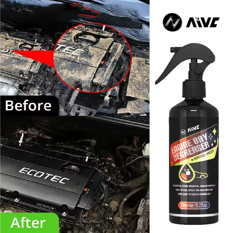 Nettoyant puissant pour compartiment moteur de voiture, produit de décontamination pour l'entretien automobile