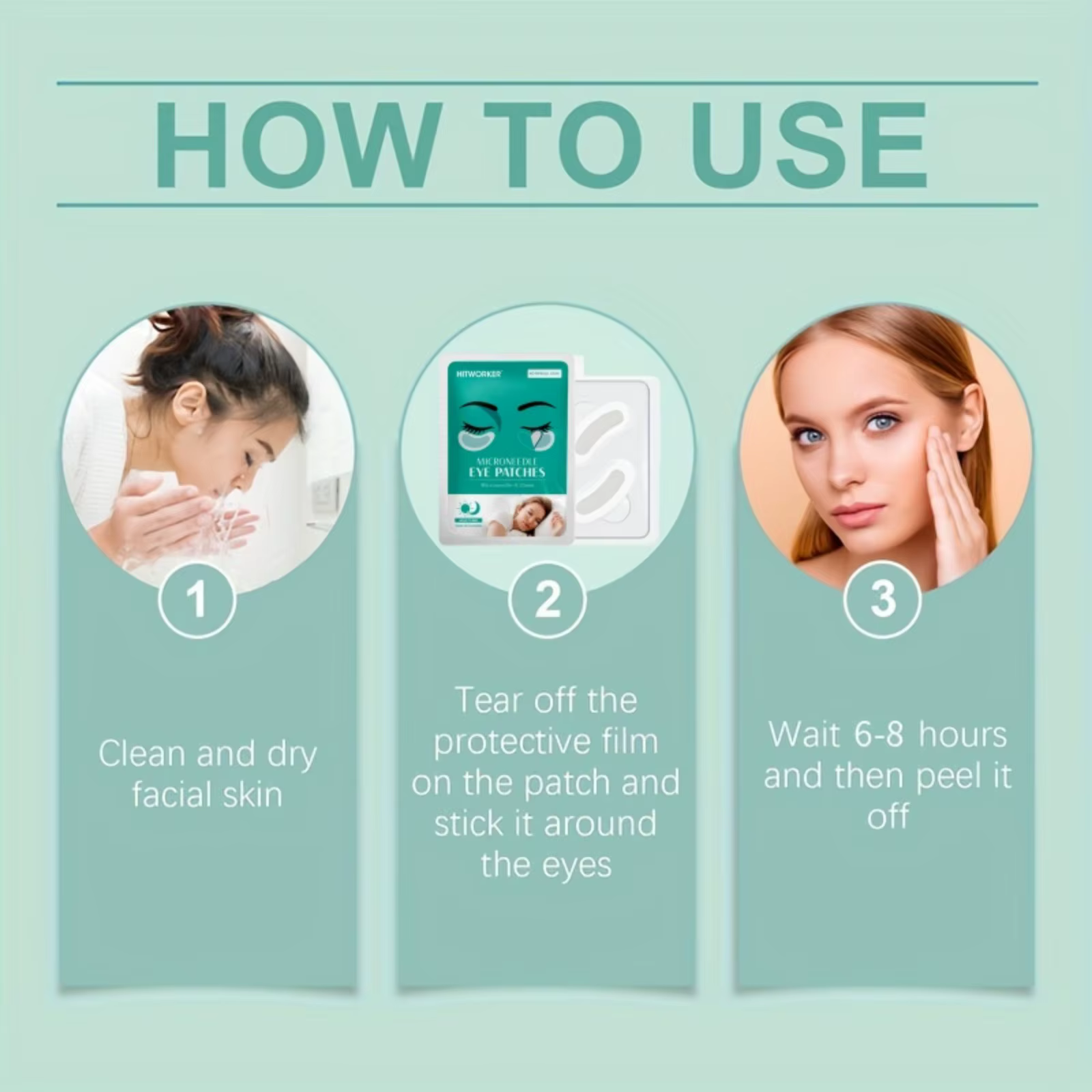 Masque pour les yeux à l'acide hyaluronique