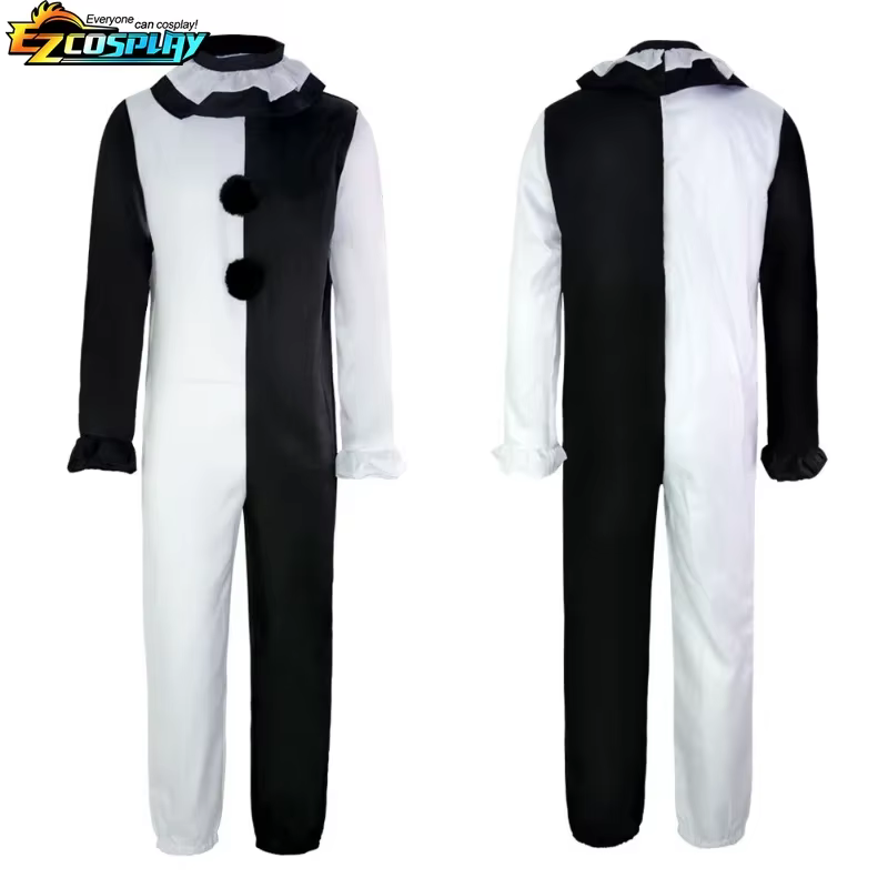 Costume de Cosplay Art le Clown, film terrifié 2, combinaison de Clown tueur, masque, Costumes d'halloween, ensemble complet