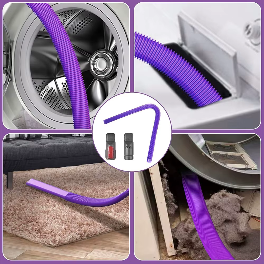 Pièces de nettoyeur d'évent de sèche-linge pour aspirateur Dyson, pour modèles V6 V7 V8 V10 V11 V15, fixation de tuyau d'aspirateur anti-peluches