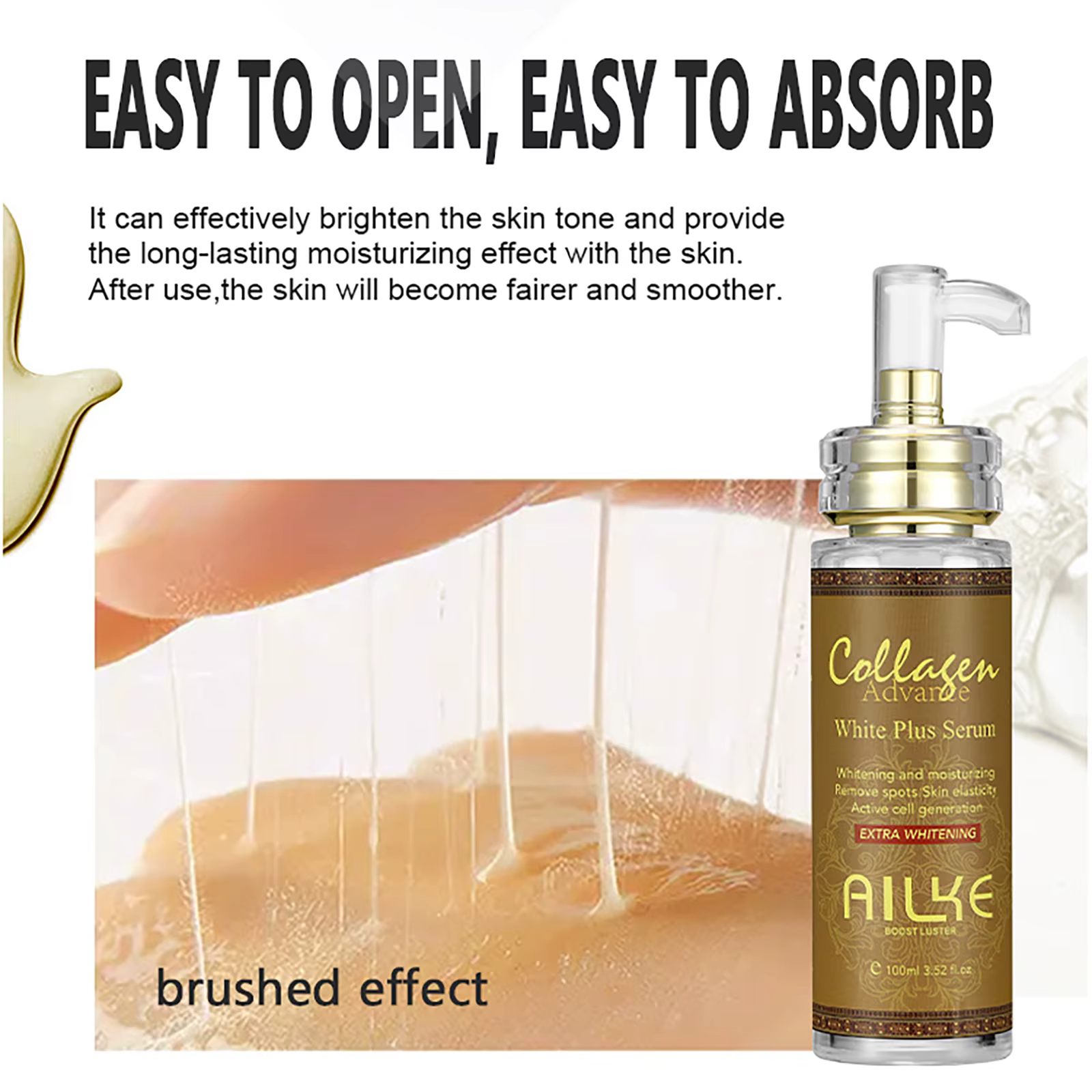 AILKE Sérum visage blanchissant la peau