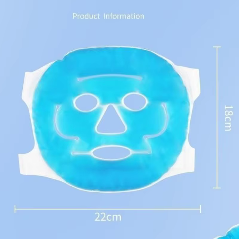 Masque facial réutilisable en gel chaud et froid pour la thérapie