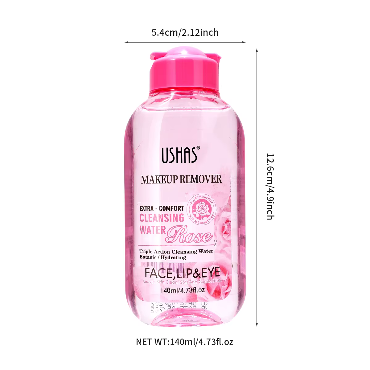 USHAS démaquillant eau de nettoyage hydratant doux apaisant sensible