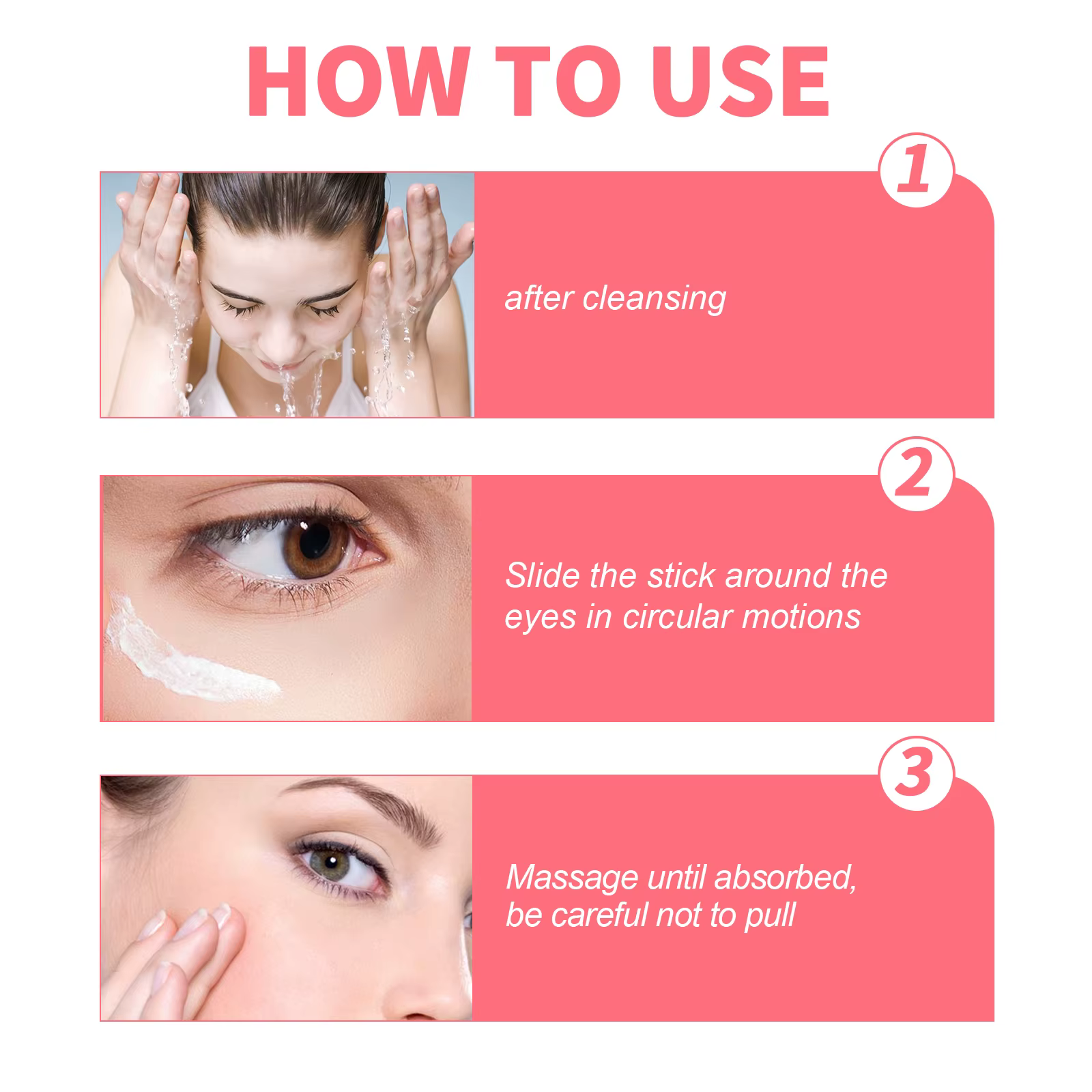 Bâton de crème pour les yeux au rétinol