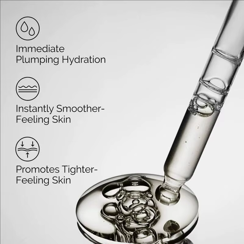 Acide hyaluronique 2% + B5 Sérum hydratant à l'essence de céramides Liquide fondu des ridules et du visage 30 ml