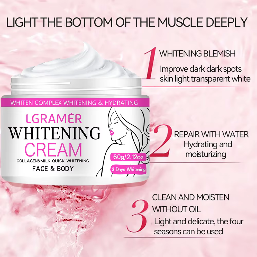 Crème blanchissante pour le visage