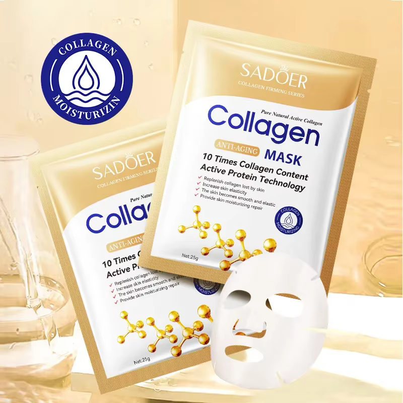 Masque facial au collagène anti-rides