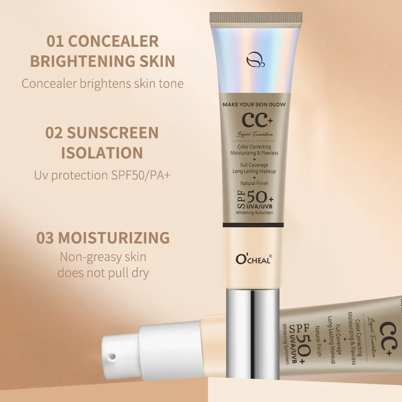 Ocheal 30g CC crème fond de teint imperméable correcteur hydratant