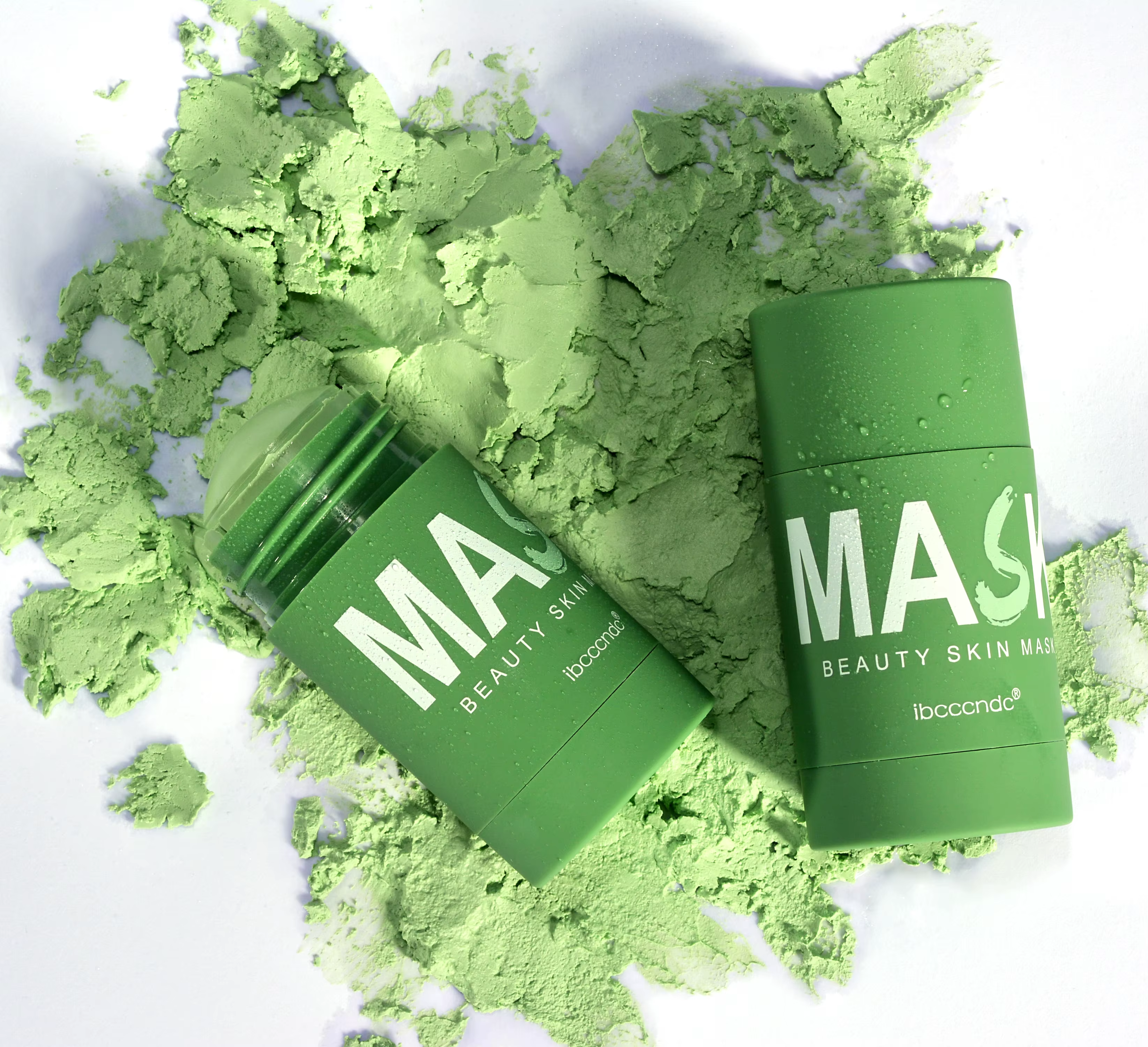 Masque Nettoyant Visage 40g à l'Extrait de Thé Vert – Stick