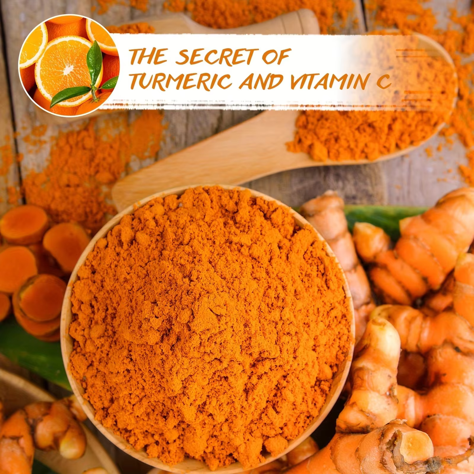 Masque facial à l'argile de curcuma et à la vitamine C, nettoyage en profondeur, améliore les taches brunes, hydrate la peau, raffermit la peau, unifie le teint