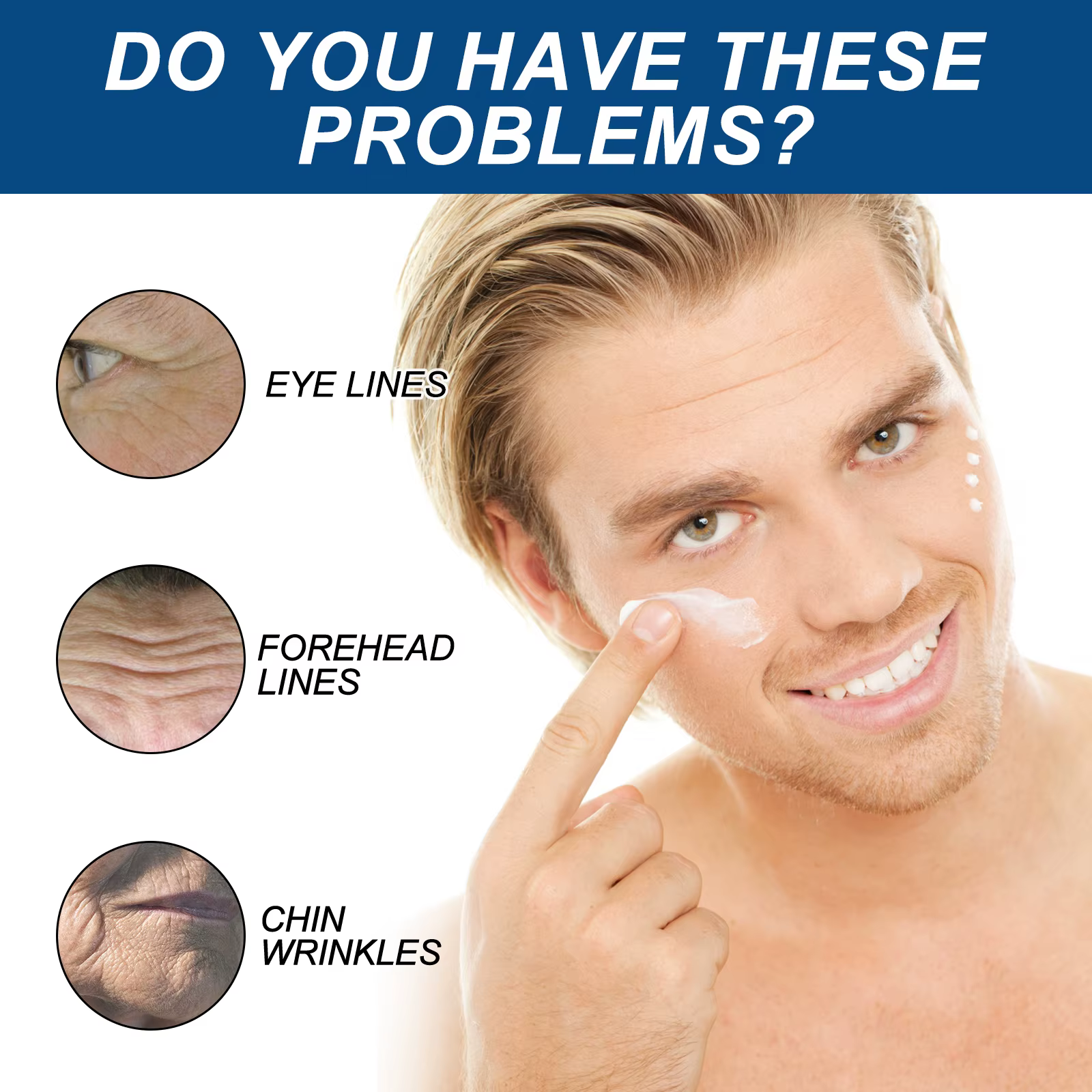 Crème pour le visage au rétinol pour hommes